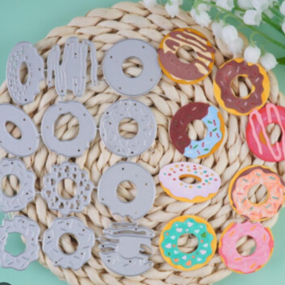 Donuts Metal Mold Cutting Dies Scrapbook Paper Card Craft Embossing Stencil Mold - Picture 3 of 4